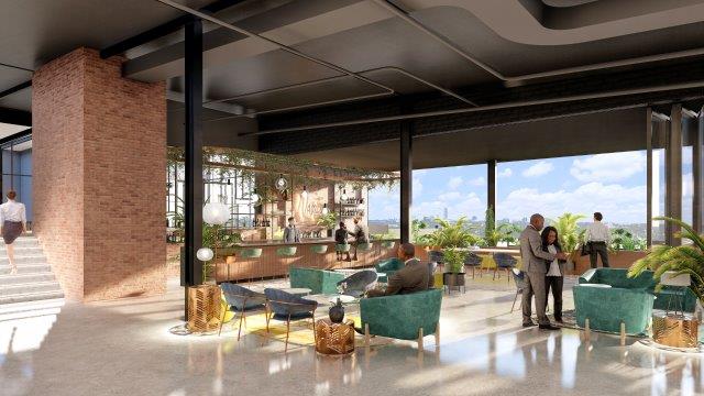 A proposal for collaboration and social seating space at 16 Dartfield Road Kramerville Johannesburg